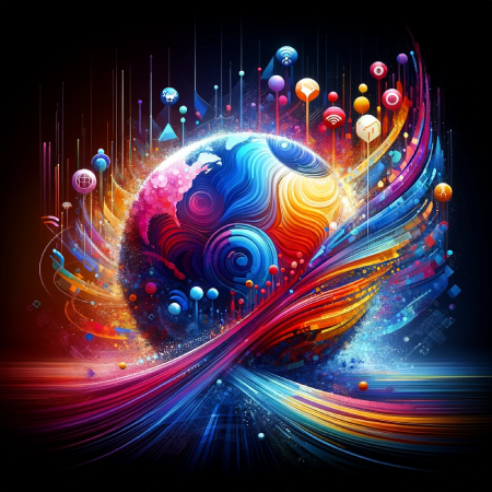 Image portraying the global skill sharing aspect of Pexelle, connecting professionals worldwide